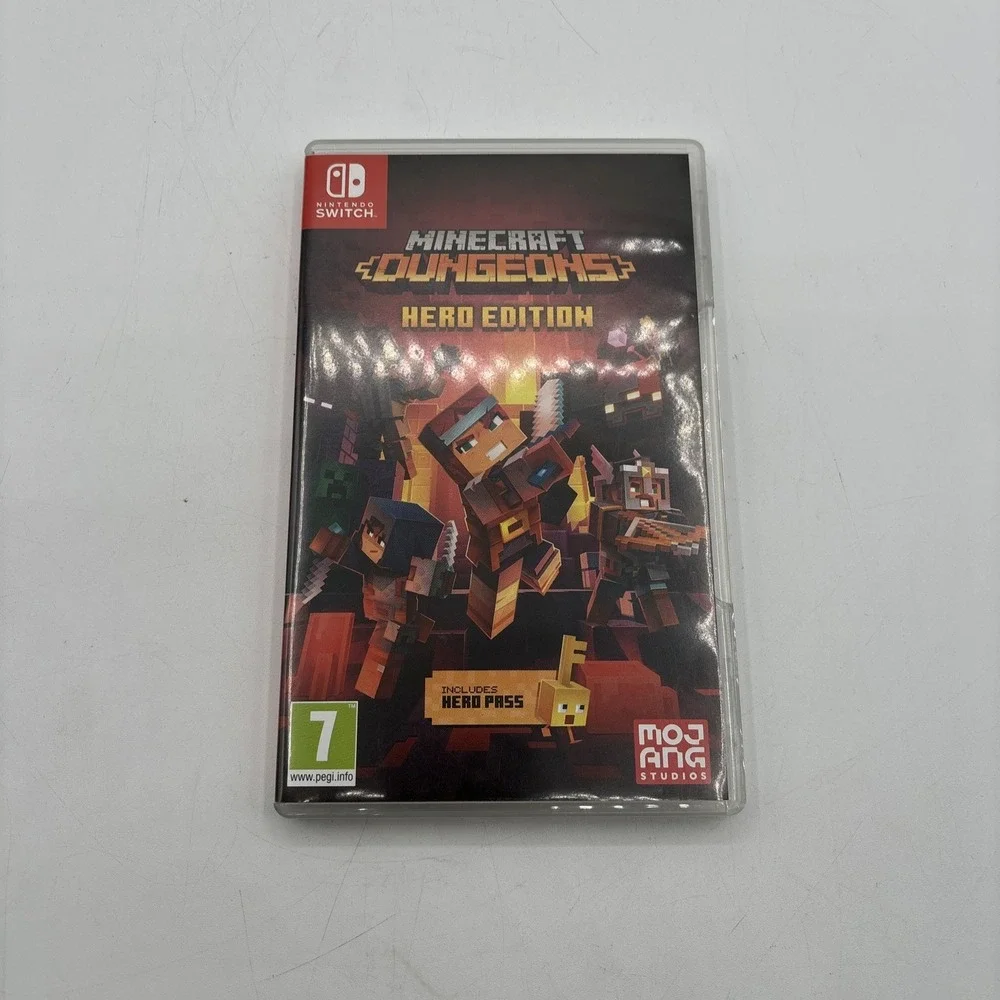 Minecraft Dungeons Hero Edition Nintendo Switch Game and Case! Tested / Works